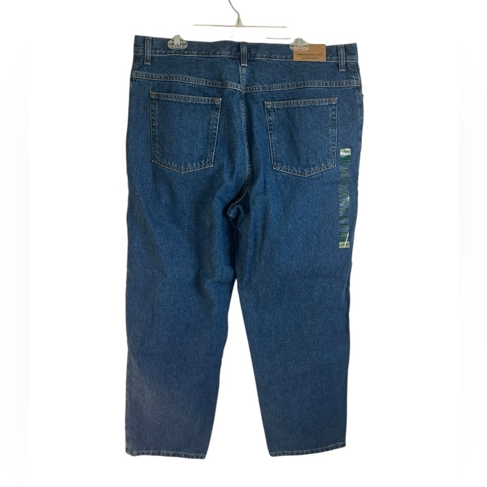 L.L. Bean Medium Wash Original Fit Traditional Denim Blue Jeans Womens 20P NWT - Picture 5 of 13